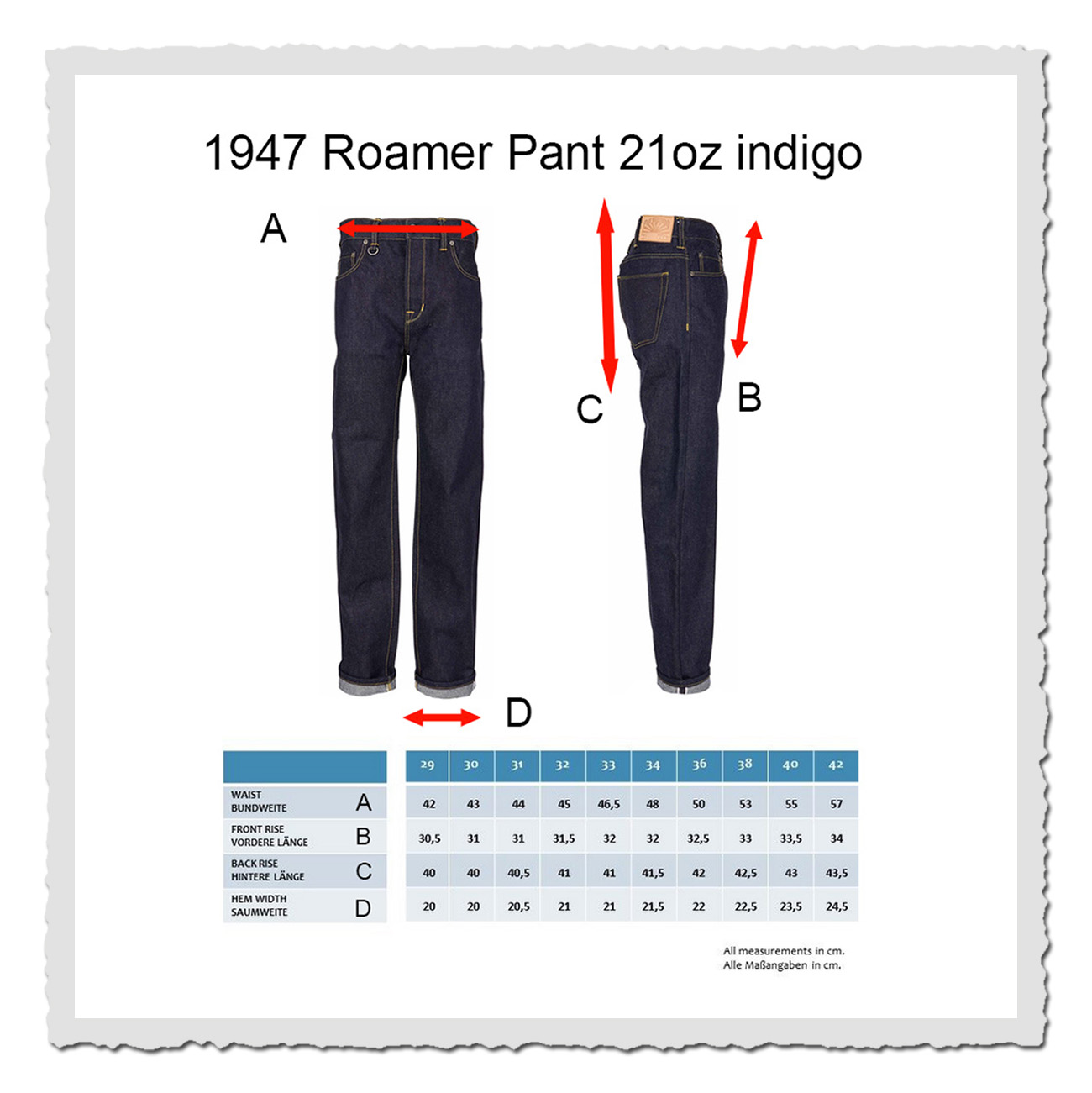 Pike Brothers 1947 Roamer Pant – robuste 21 oz Raw Denim Jeans im klassischen Workwear-Look
